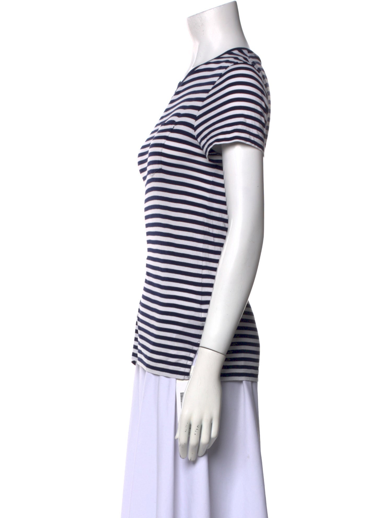 Ralph Lauren Purple Label Striped Crew Neck T-Shirt w/ Tags