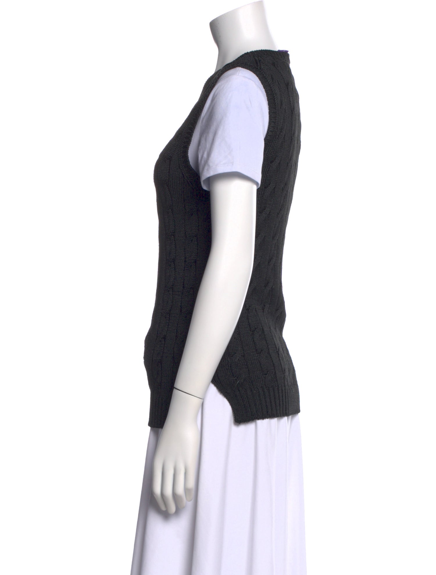 Ralph Lauren Purple Label Silk Printed Sweater