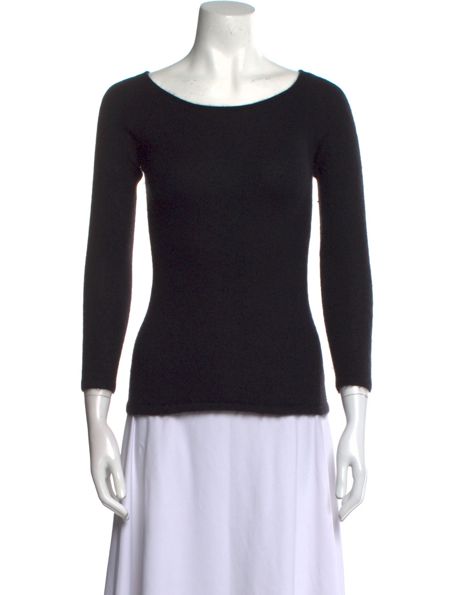 Ralph Lauren Purple Label Cashmere Scoop Neck Sweater