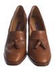 Ralph Lauren Purple Label Leather Tassel Accents Pumps