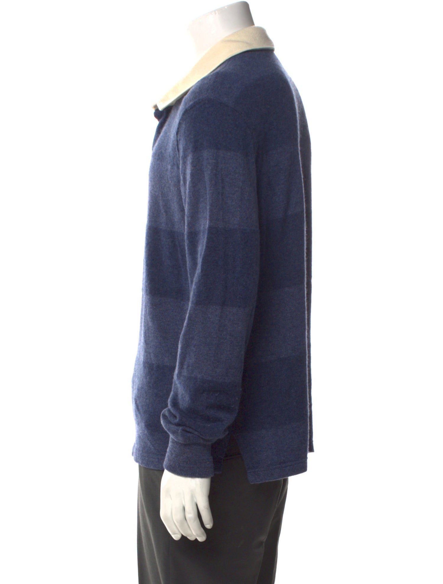 Ralph Lauren Purple Label Cashmere Collar Polo Sweater