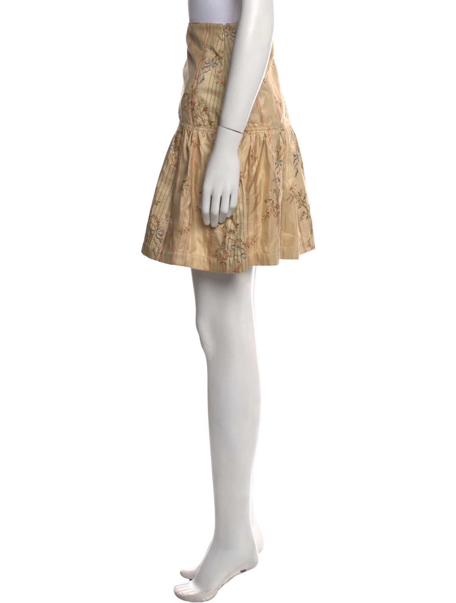 Ralph Lauren Collection Floral Print Mini Skirt