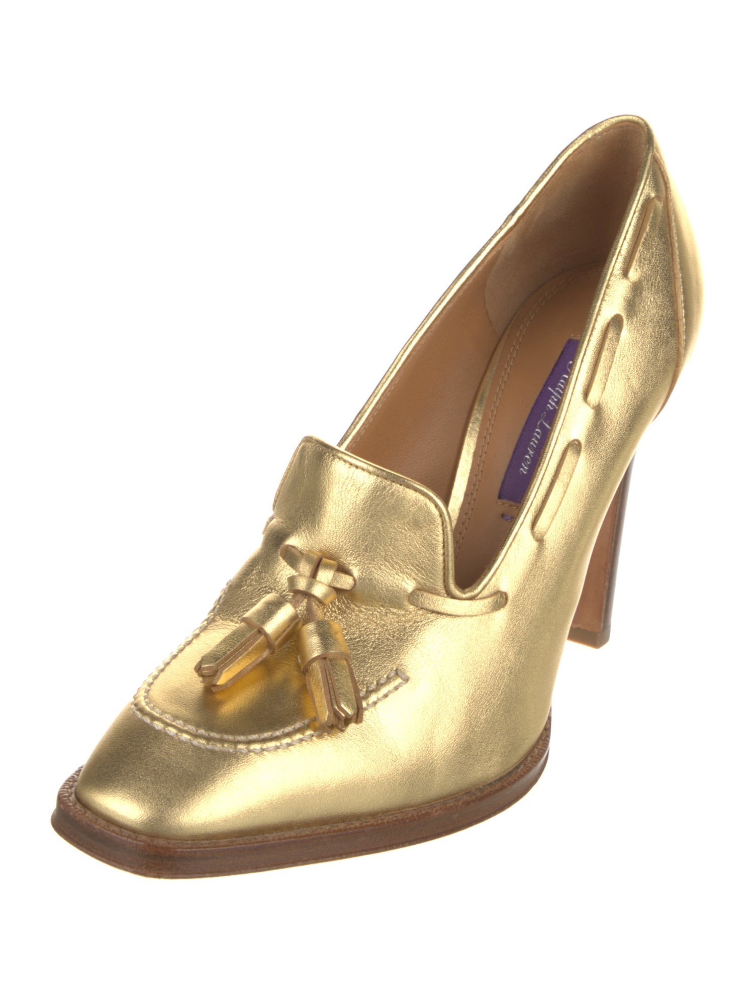 Ralph Lauren Purple Label Leather Pumps