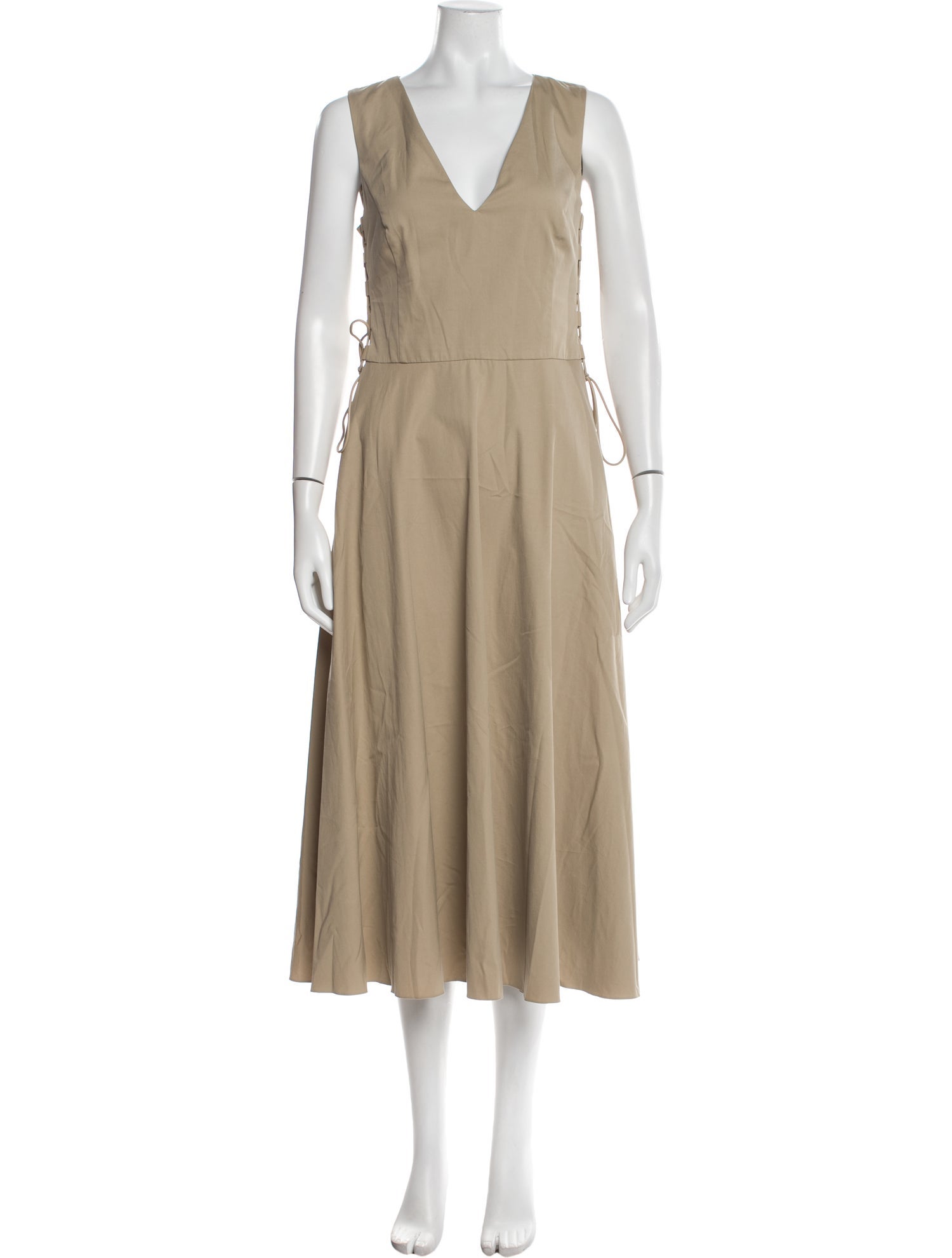 Ralph Lauren Purple Label V-Neck Long Dress