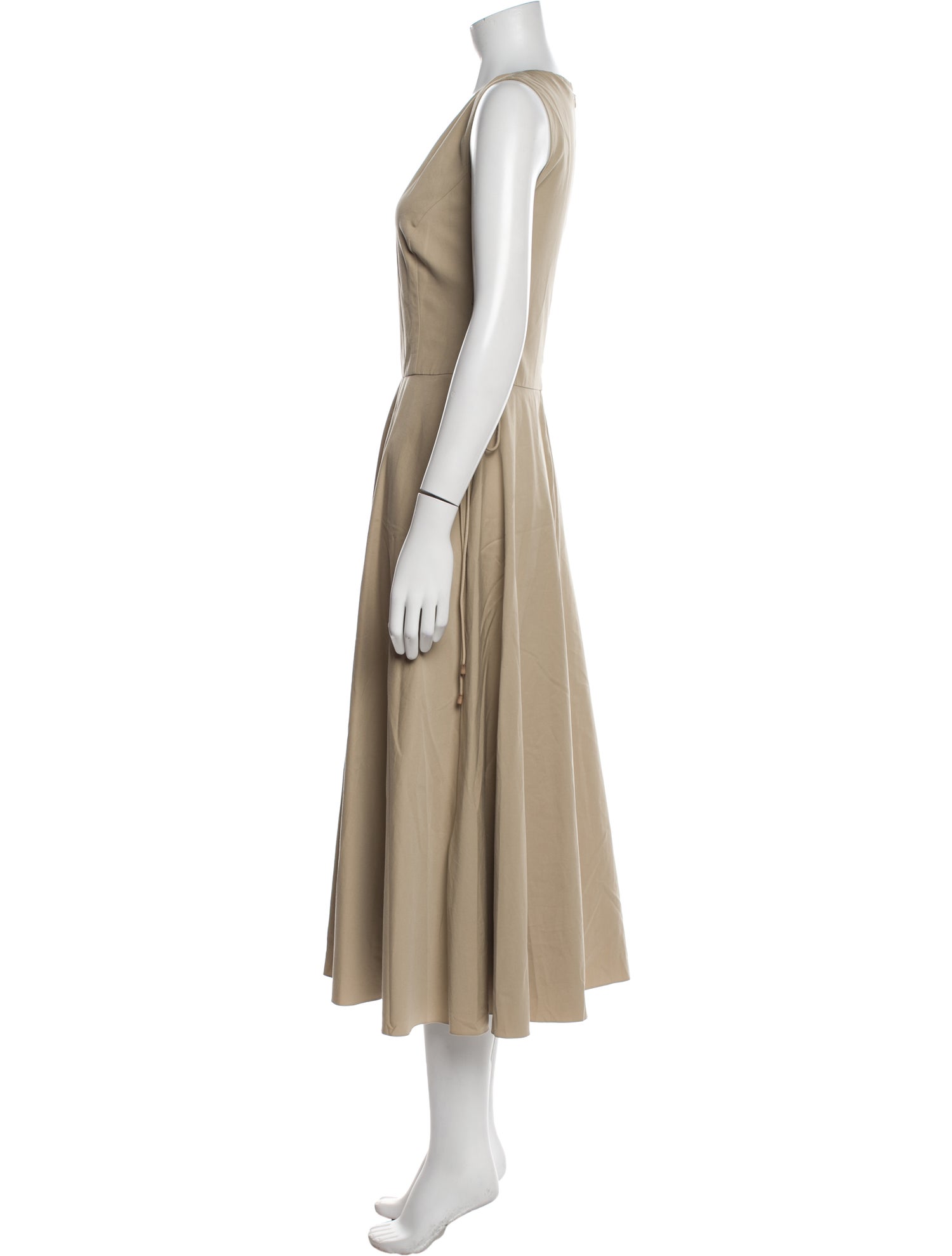 Ralph Lauren Purple Label V-Neck Long Dress