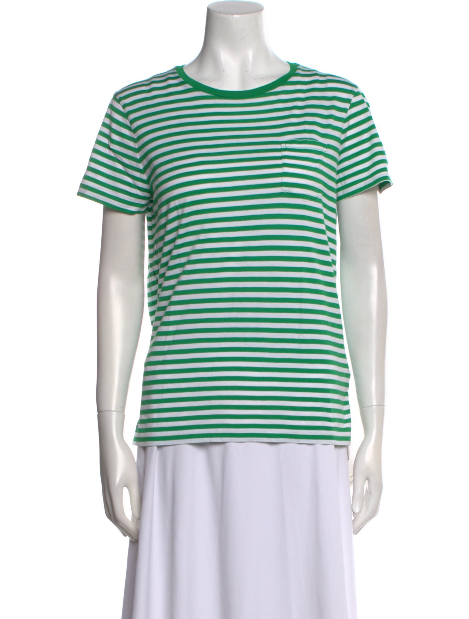 Ralph Lauren Purple Label Striped Crew Neck T-Shirt