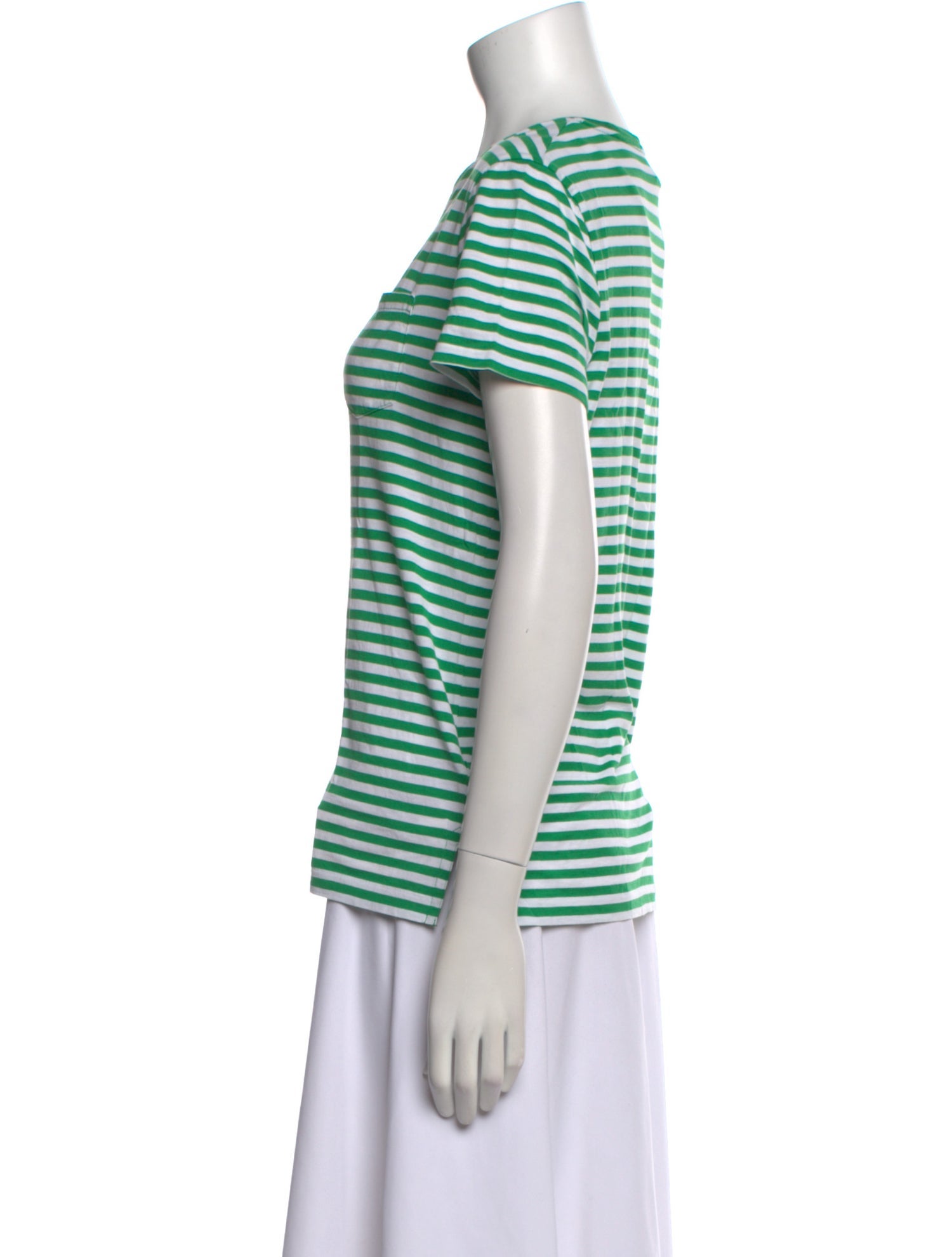 Ralph Lauren Purple Label Striped Crew Neck T-Shirt