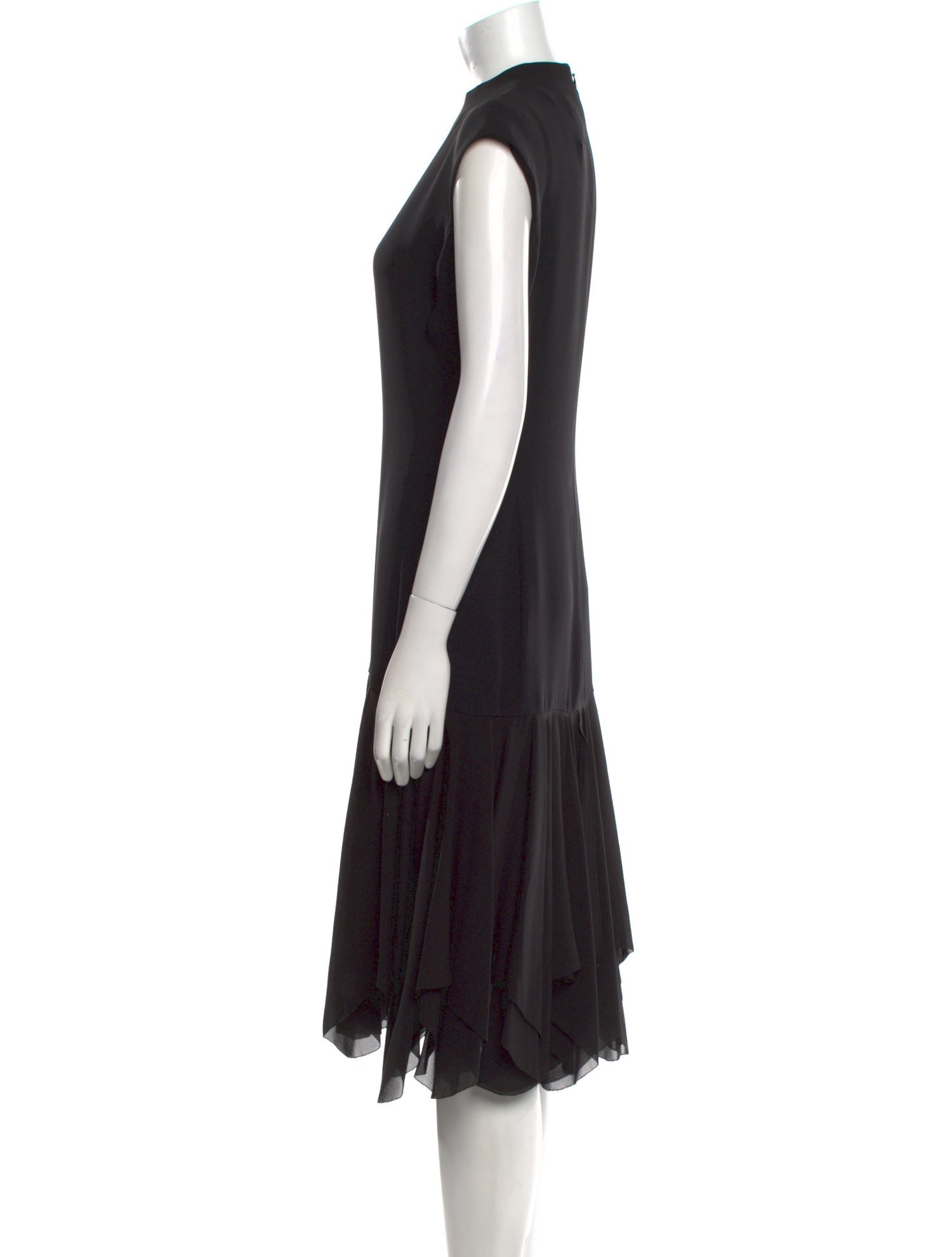 Ralph Lauren Purple Label Silk Midi Length Dress