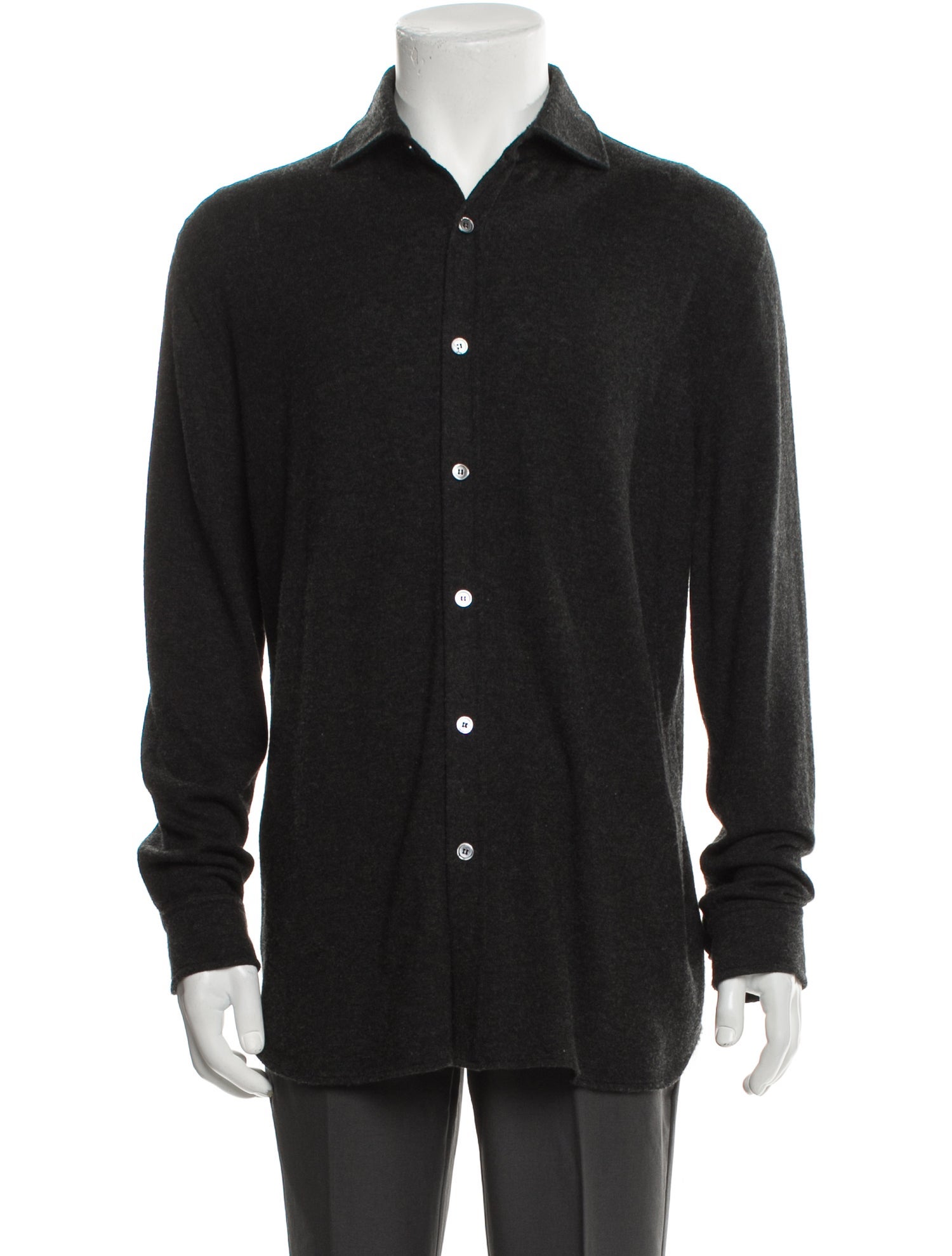 Ralph Lauren Purple Label Cashmere Mock Neck Cardigan