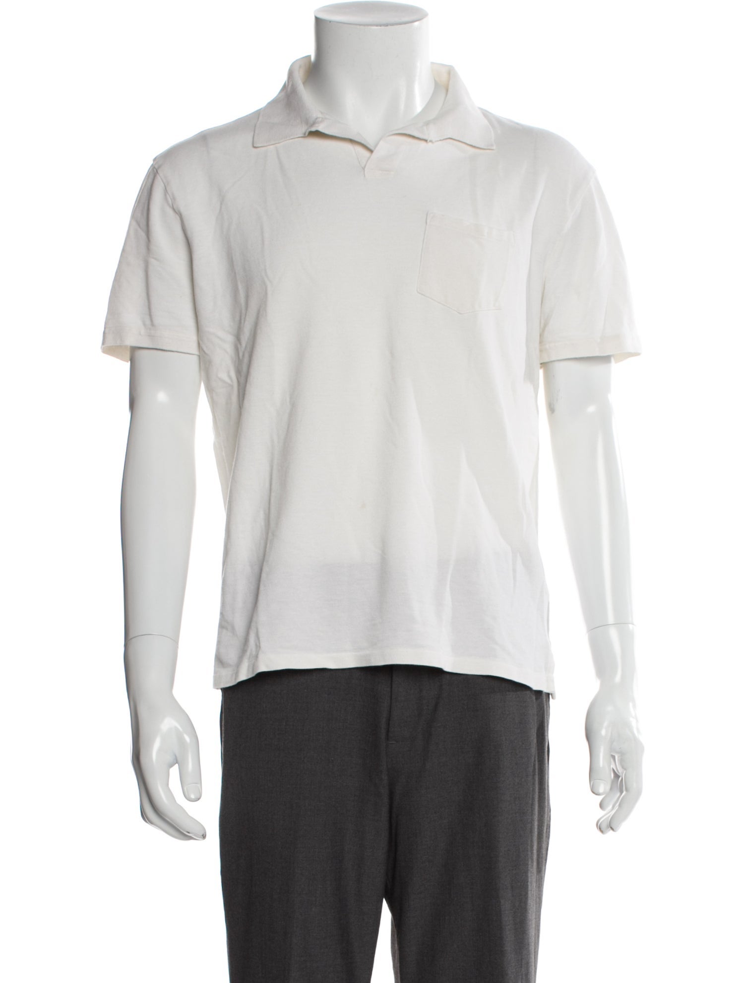 Ralph Lauren Purple Label Collar Short Sleeve Polo Shirt