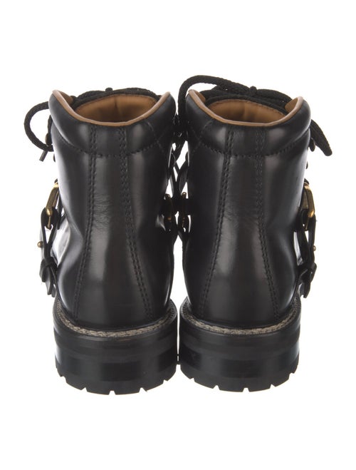 Ralph Lauren Purple Label Leather Combat Boots