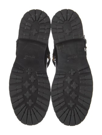 Ralph Lauren Purple Label Leather Combat Boots