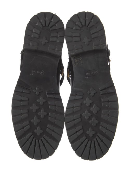 Ralph Lauren Purple Label Leather Combat Boots