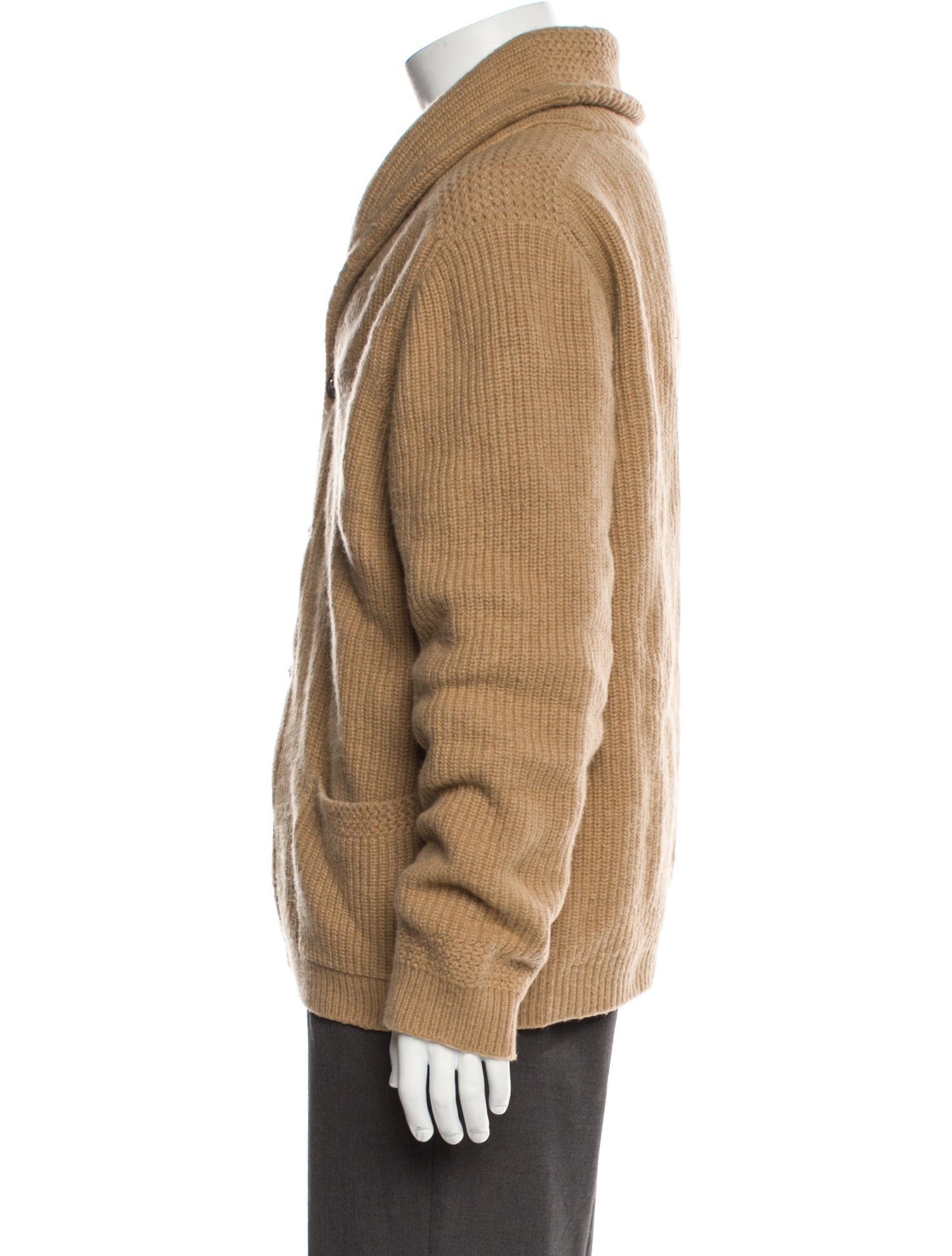 Ralph Lauren Purple Label Wool V-Neck Cardigan