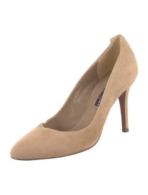 Ralph Lauren Purple Label Suede Pumps