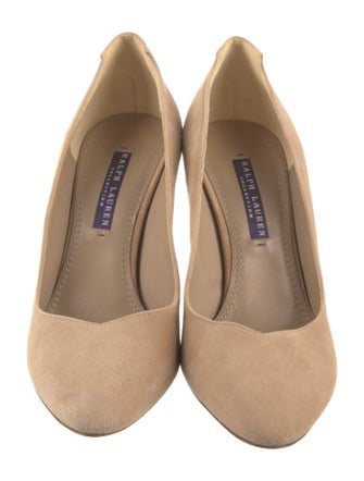 Ralph Lauren Purple Label Suede Pumps