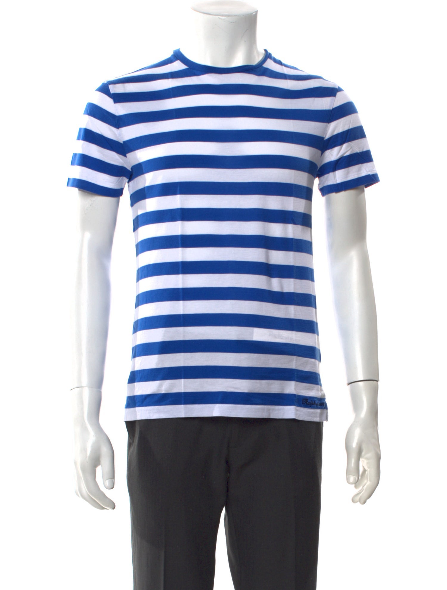 Ralph Lauren Purple Label Striped Crew Neck T-Shirt