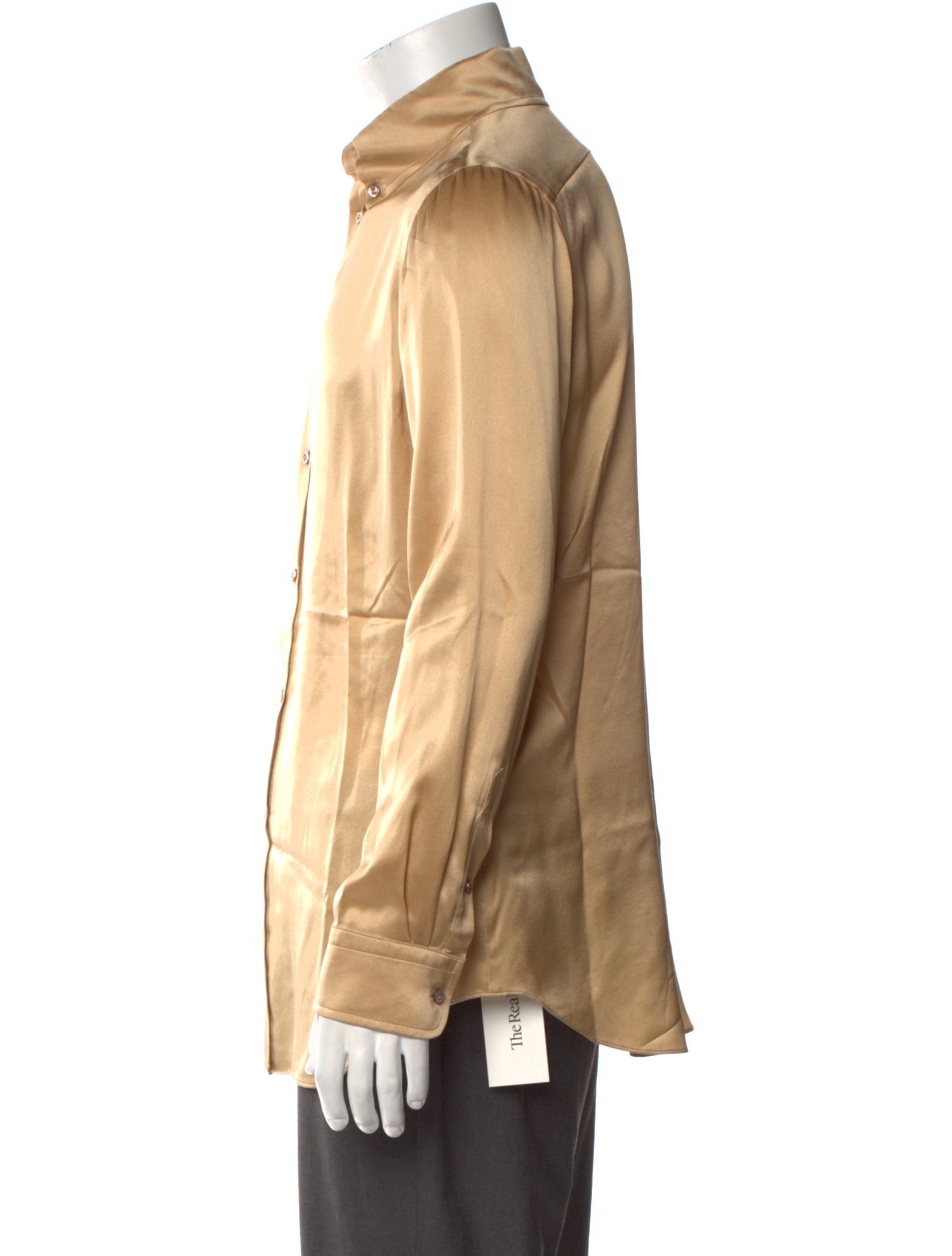 Ralph Lauren Purple Label Silk Long Sleeve Shirt