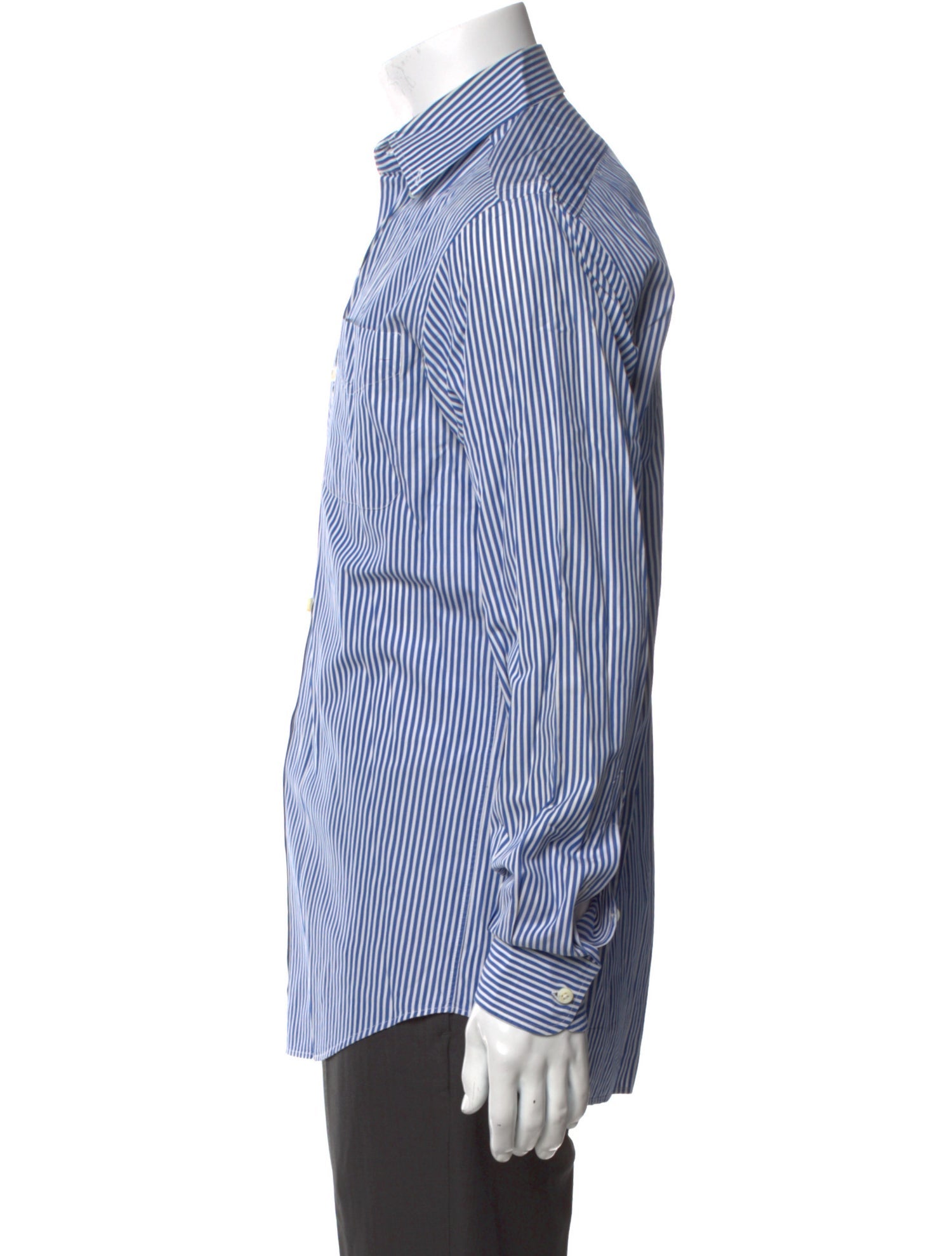 Ralph Lauren Purple Label Striped Long Sleeve Shirt