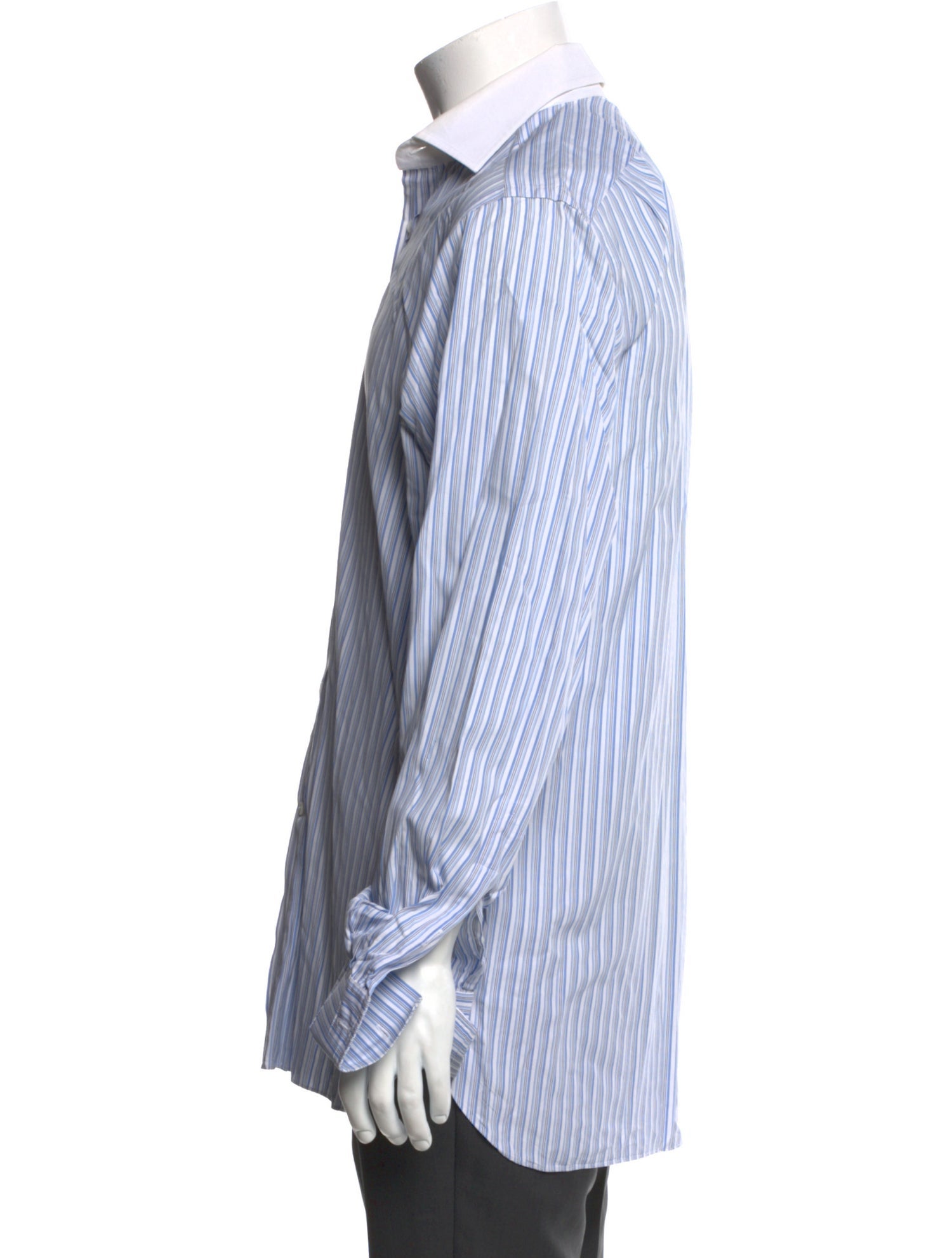 Ralph Lauren Purple Label Striped Long Sleeve Shirt