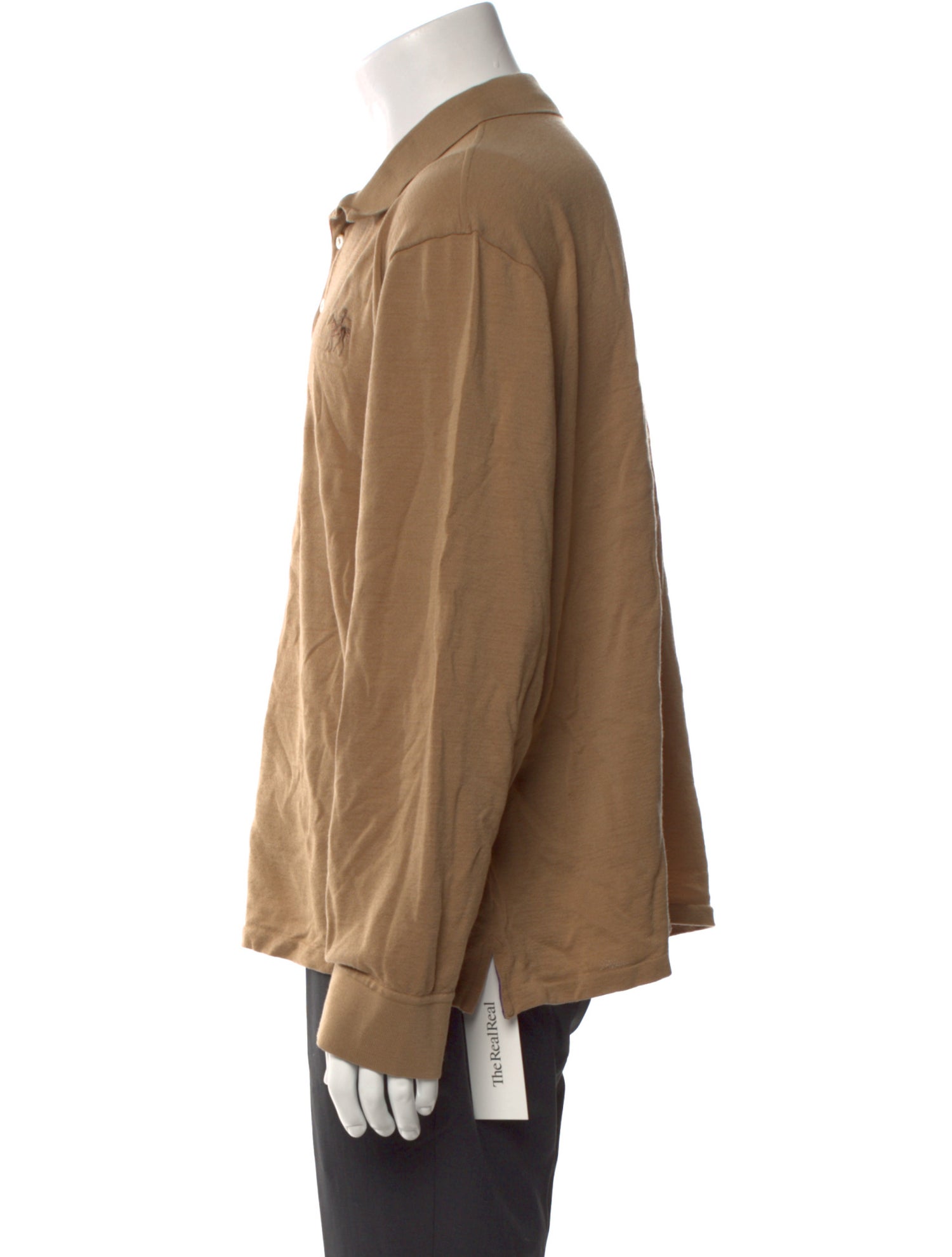 Ralph Lauren Purple Label Wool Collar Polo Shirt