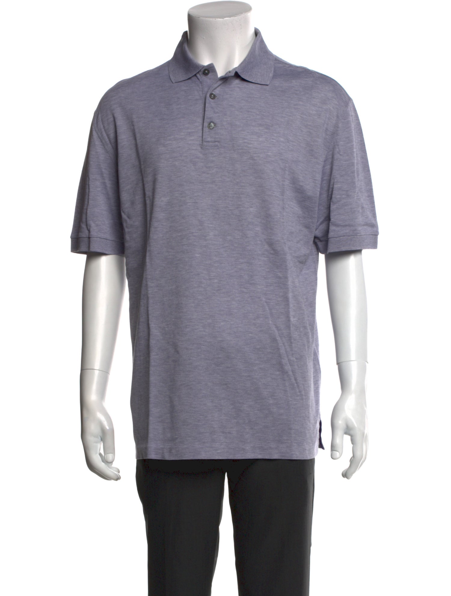 Ralph Lauren Purple Label Collar Short Sleeve Polo Shirt