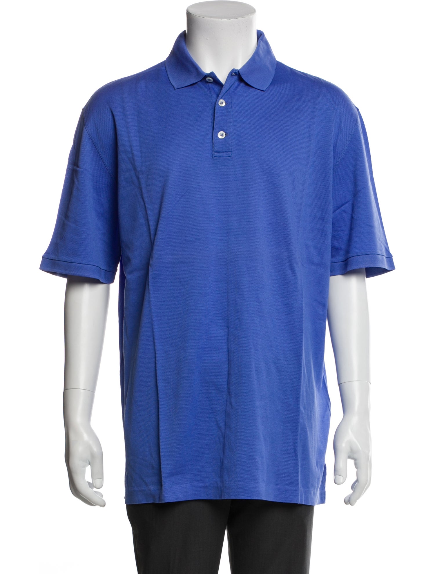 Ralph Lauren Purple Label Collar Short Sleeve Polo Shirt