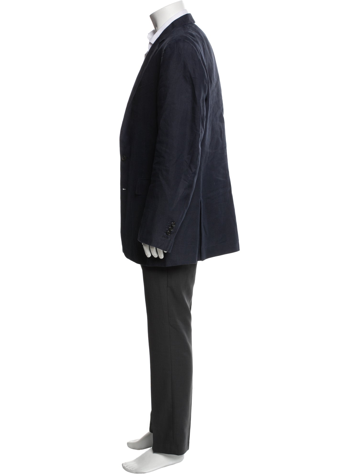 Ralph Lauren Purple Label Linen Overcoat