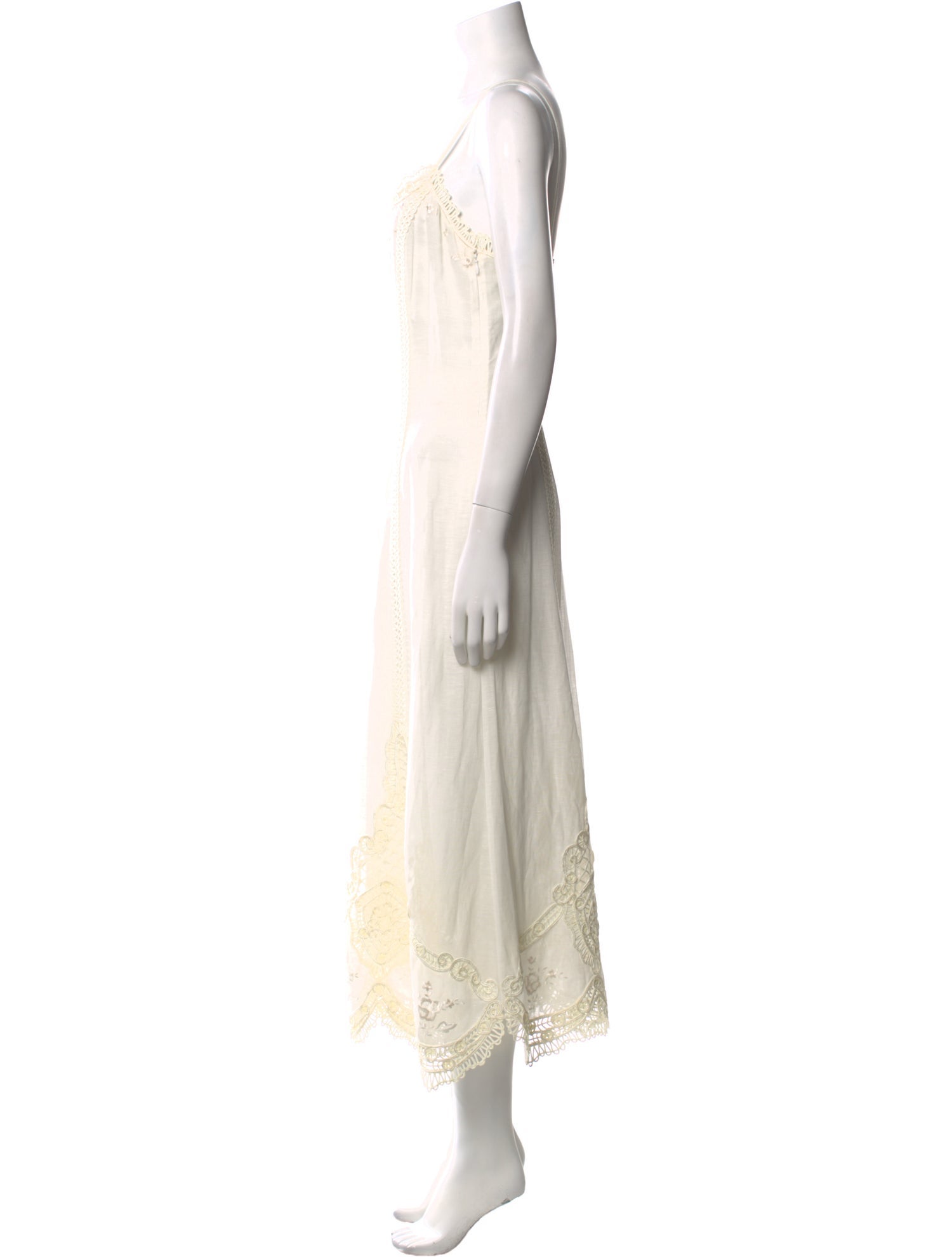 Ralph Lauren Purple Label V-Neck Long Dress