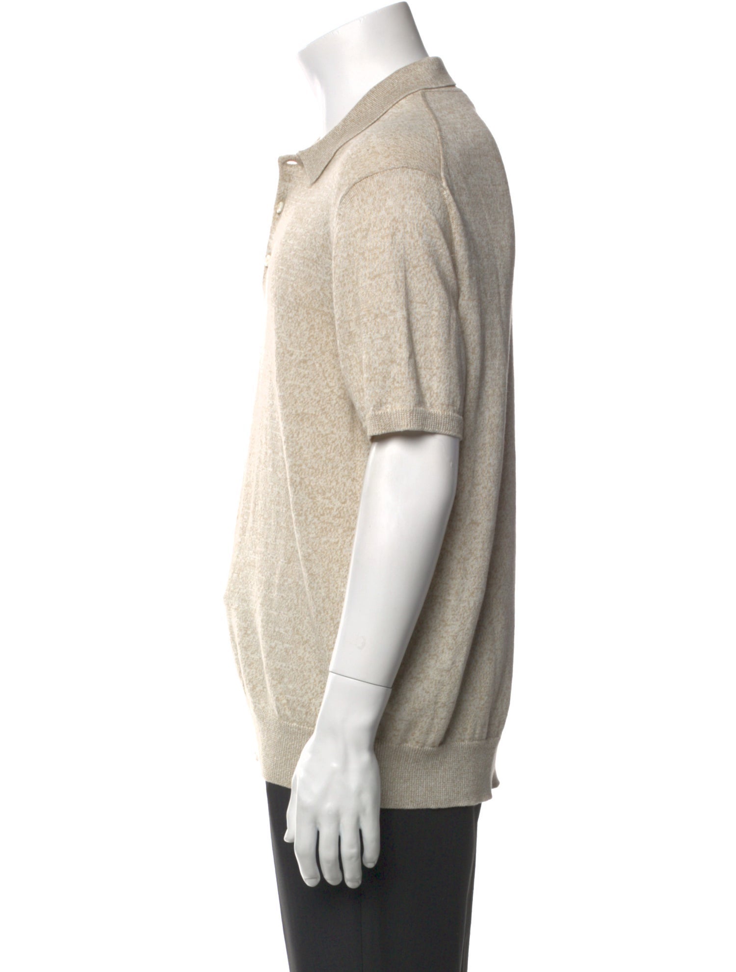 Ralph Lauren Purple Label Collar Short Sleeve Polo Shirt