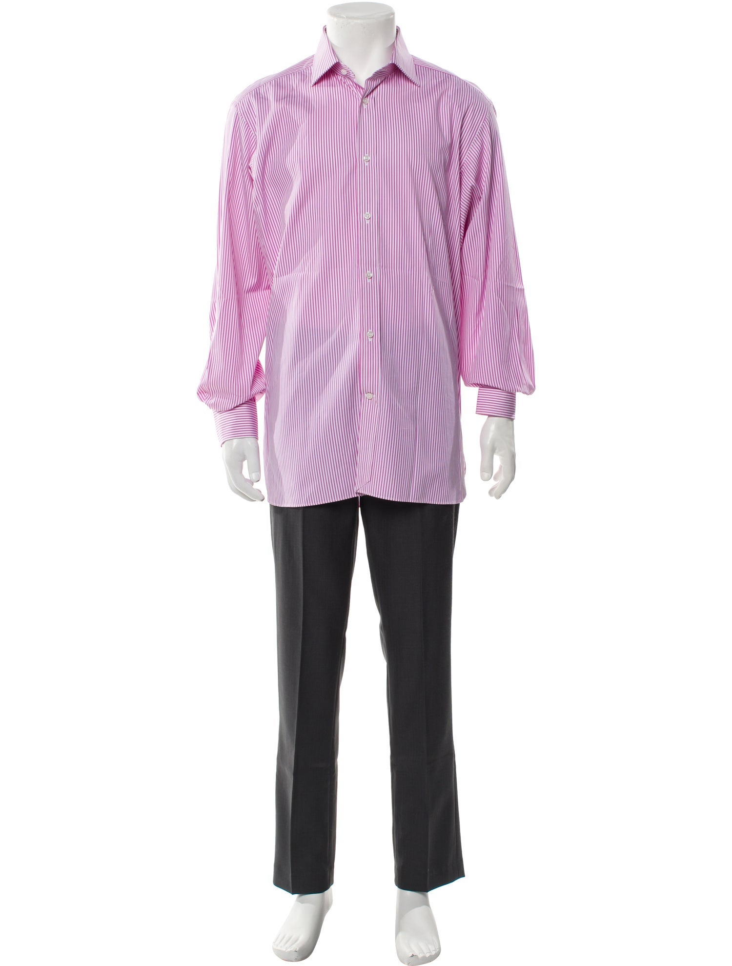 Ralph Lauren Purple Label Striped Long Sleeve Shirt