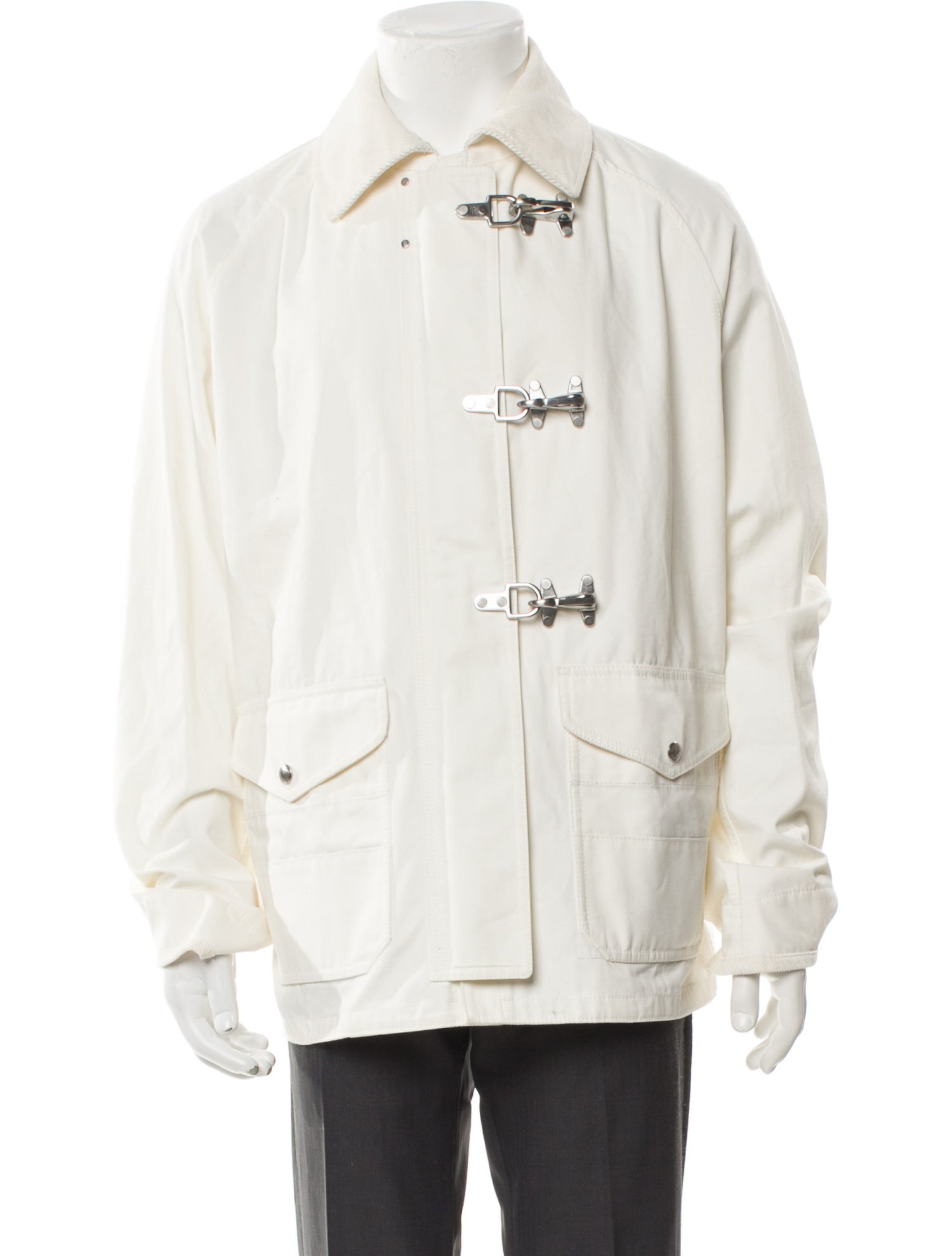 Ralph Lauren Purple Label Corduroy Trim Fireman Parka