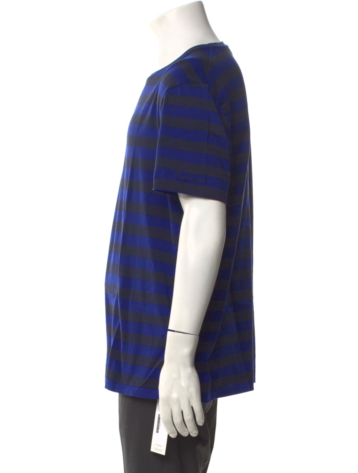Ralph Lauren Purple Label Striped Crew Neck T-Shirt