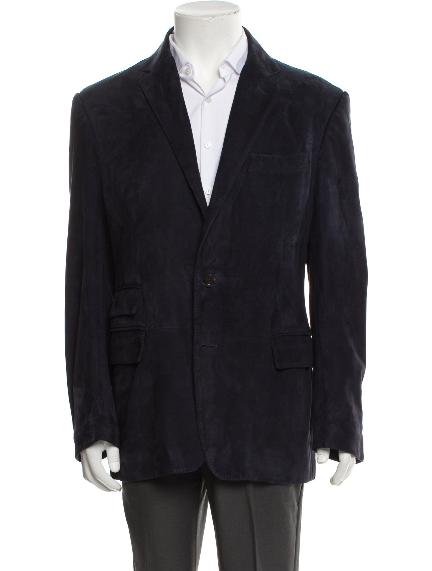Ralph Lauren Purple Label Suede Blazer