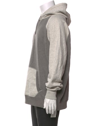 Ralph Lauren Purple Label Colorblock Pattern Crew Neck Hoodie