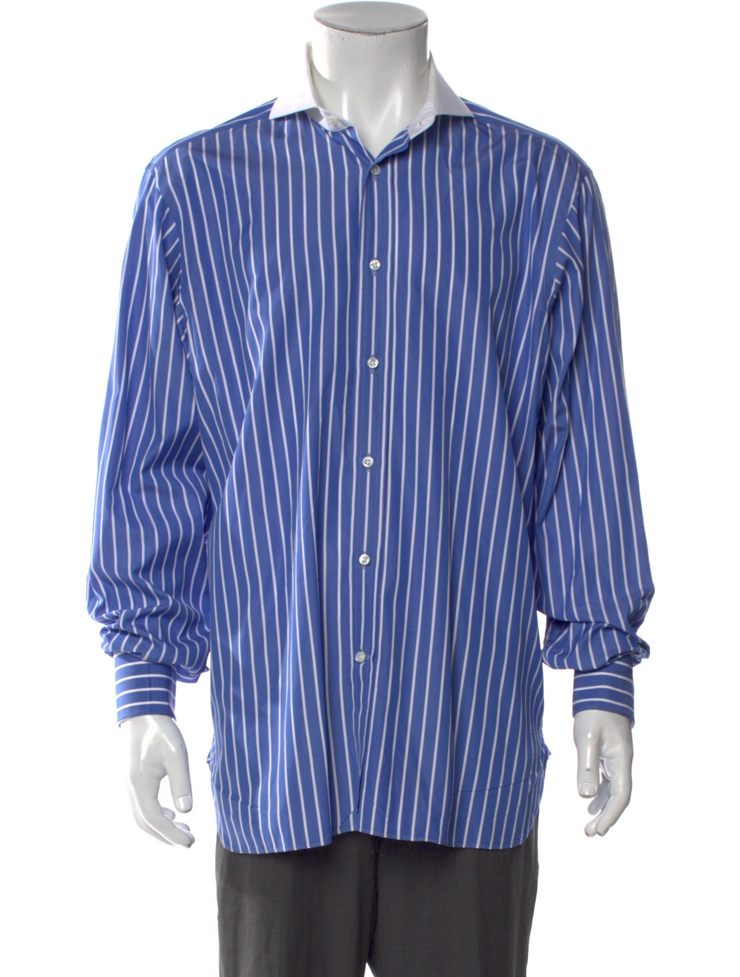 Ralph Lauren Purple Label Striped Long Sleeve Shirt