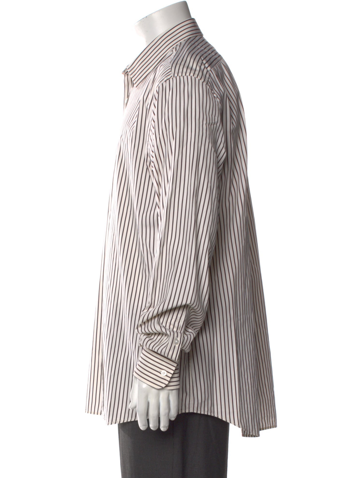 Ralph Lauren Purple Label Striped Long Sleeve Shirt