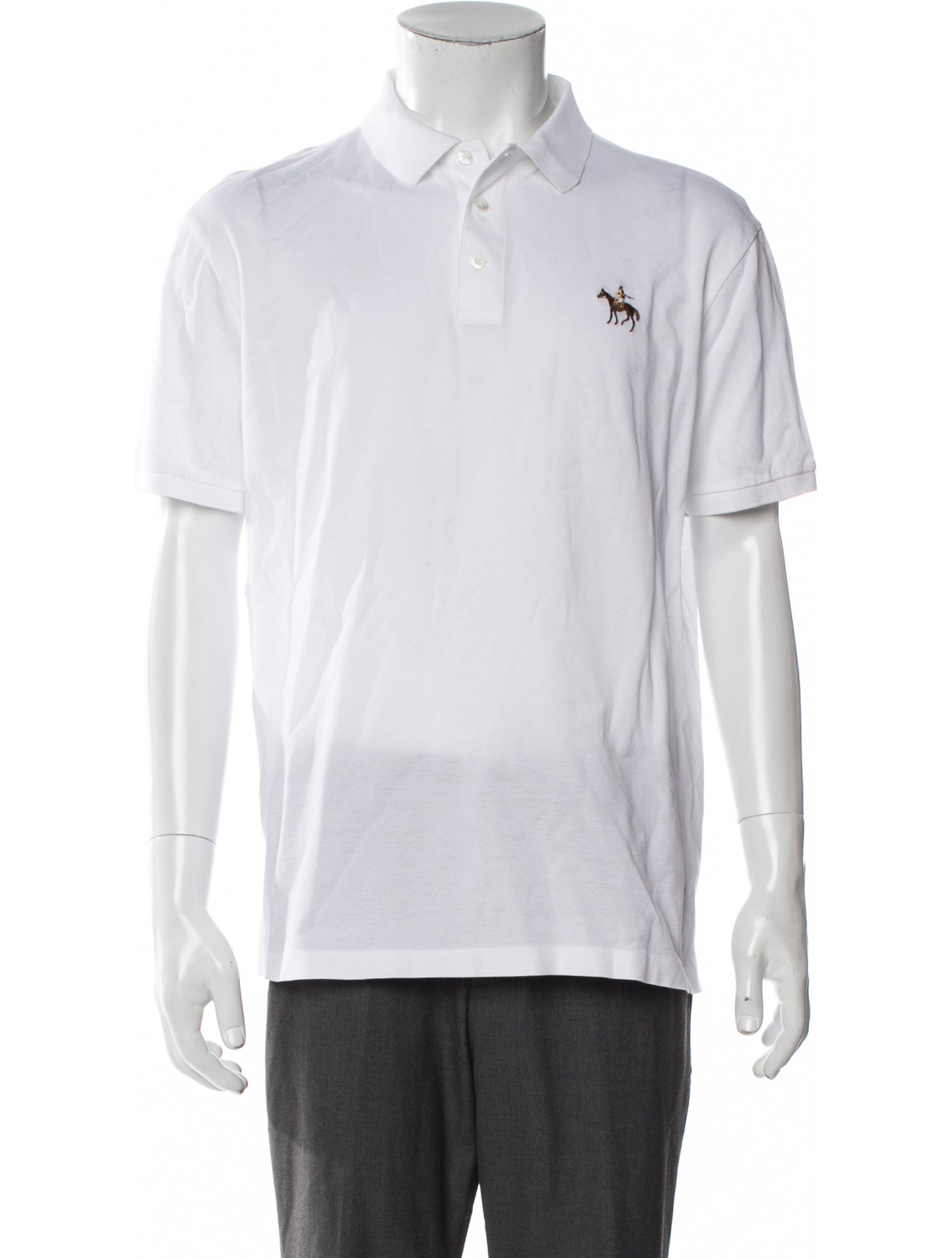 Ralph Lauren Purple Label V-Neck Short Sleeve Polo Shirt