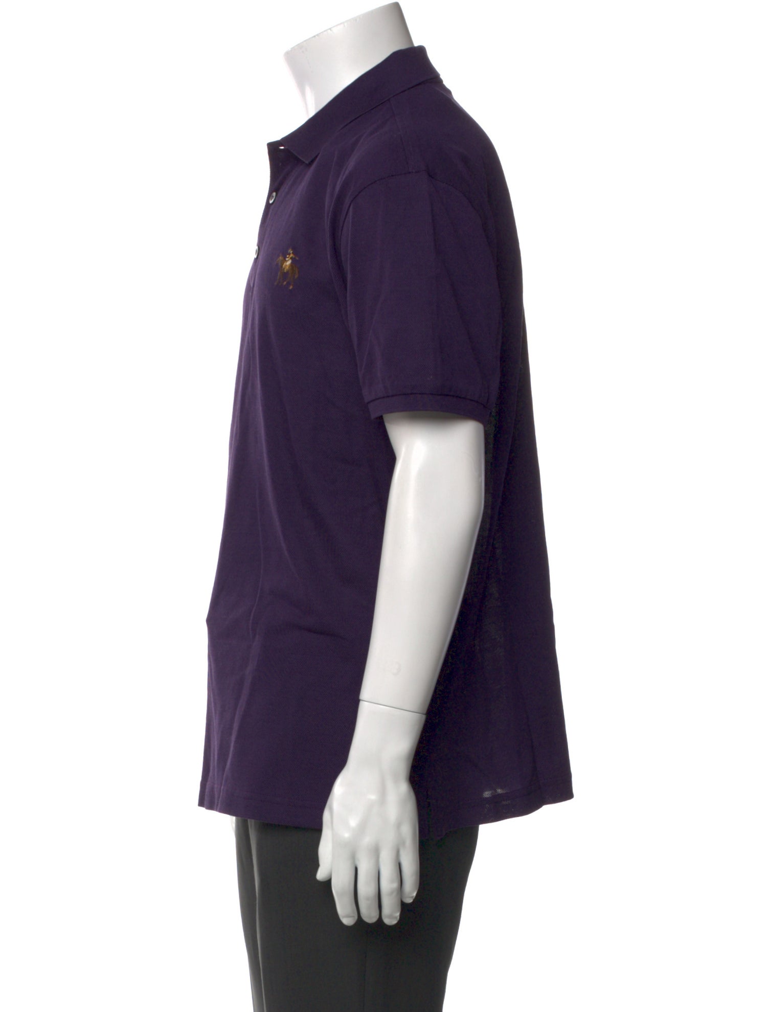 Ralph Lauren Purple Label Collar Short Sleeve Polo Shirt