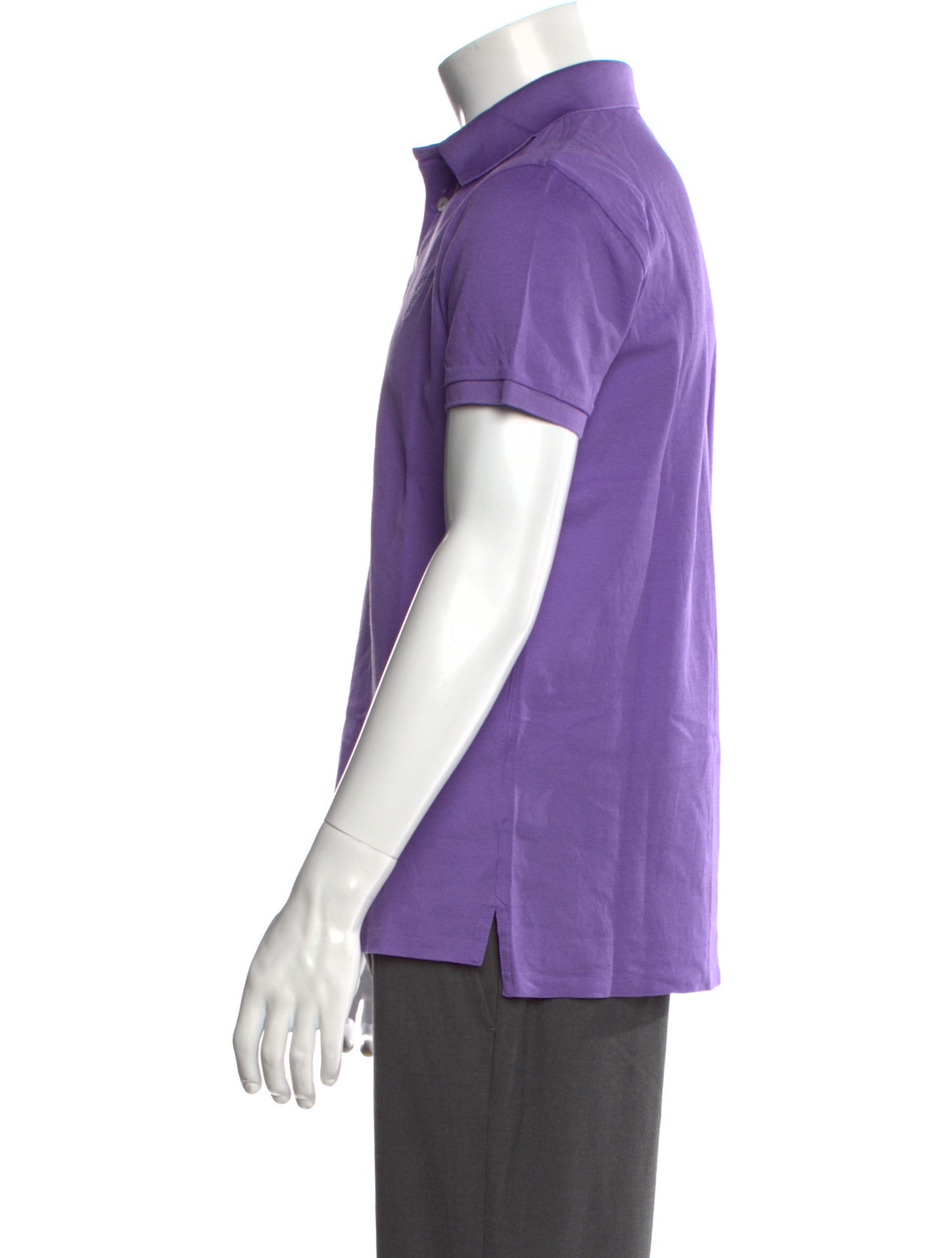 Ralph Lauren Purple Label Collar Short Sleeve Polo Shirt
