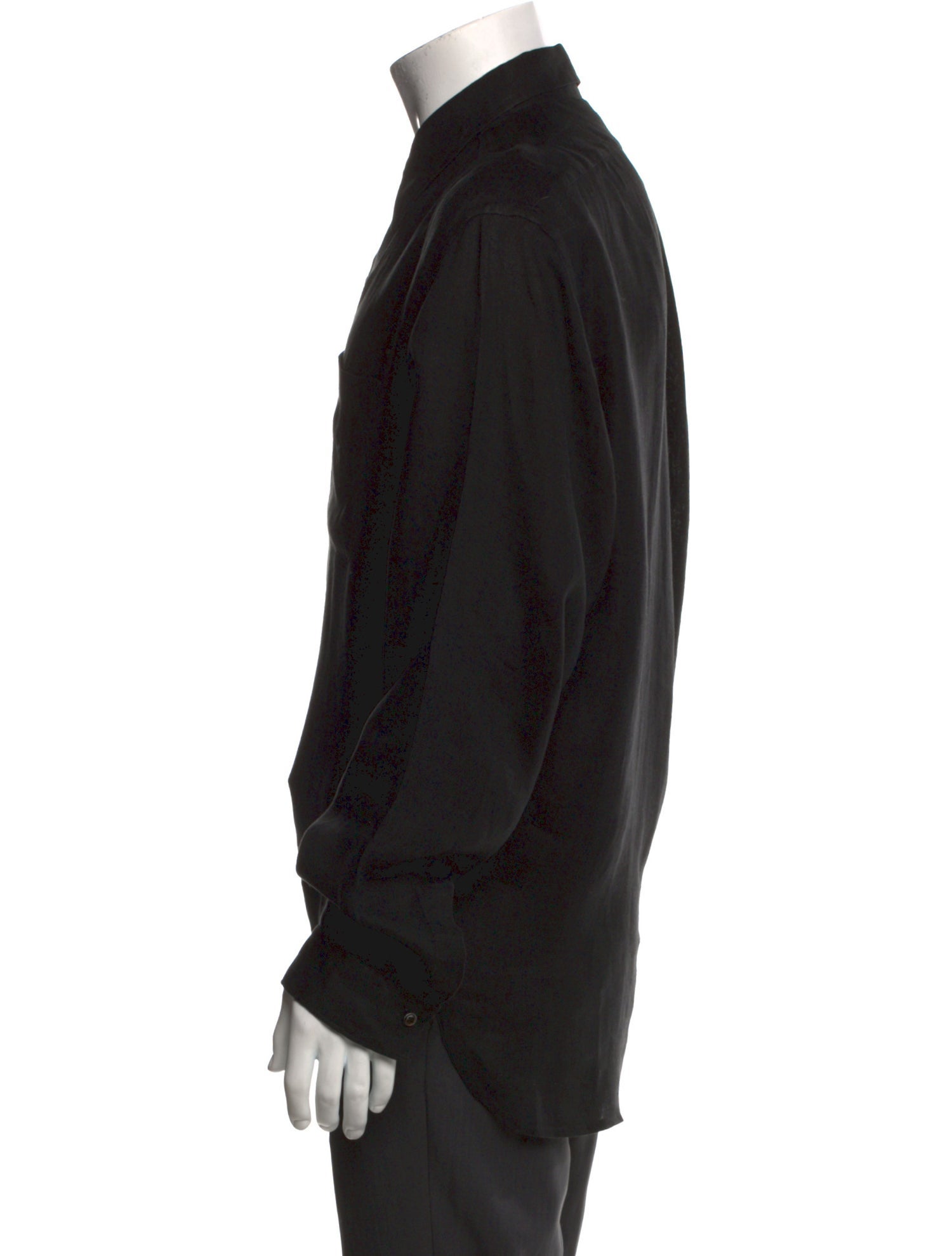 Ralph Lauren Purple Label Linen Long Sleeve Dress Shirt