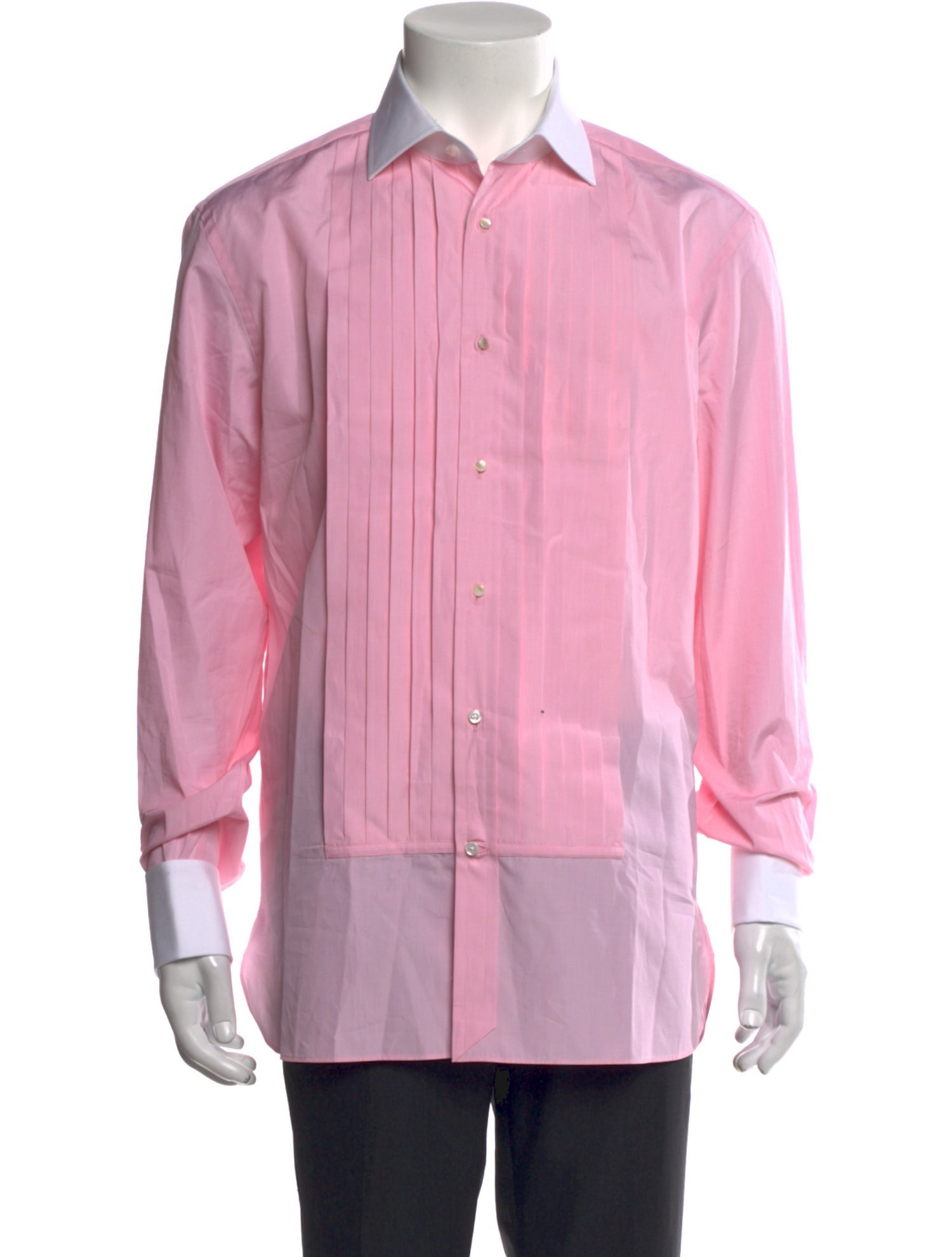 Ralph Lauren Purple Label Long Sleeve Tuxedo Shirt