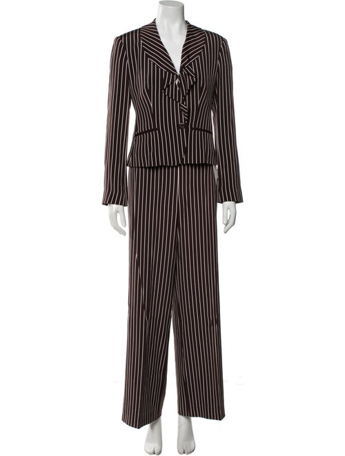 Ralph Lauren Purple Label Silk Striped Pantsuit
