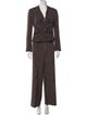 Ralph Lauren Purple Label Silk Striped Pantsuit
