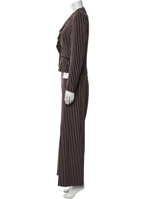 Ralph Lauren Purple Label Silk Striped Pantsuit