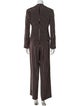 Ralph Lauren Purple Label Silk Striped Pantsuit