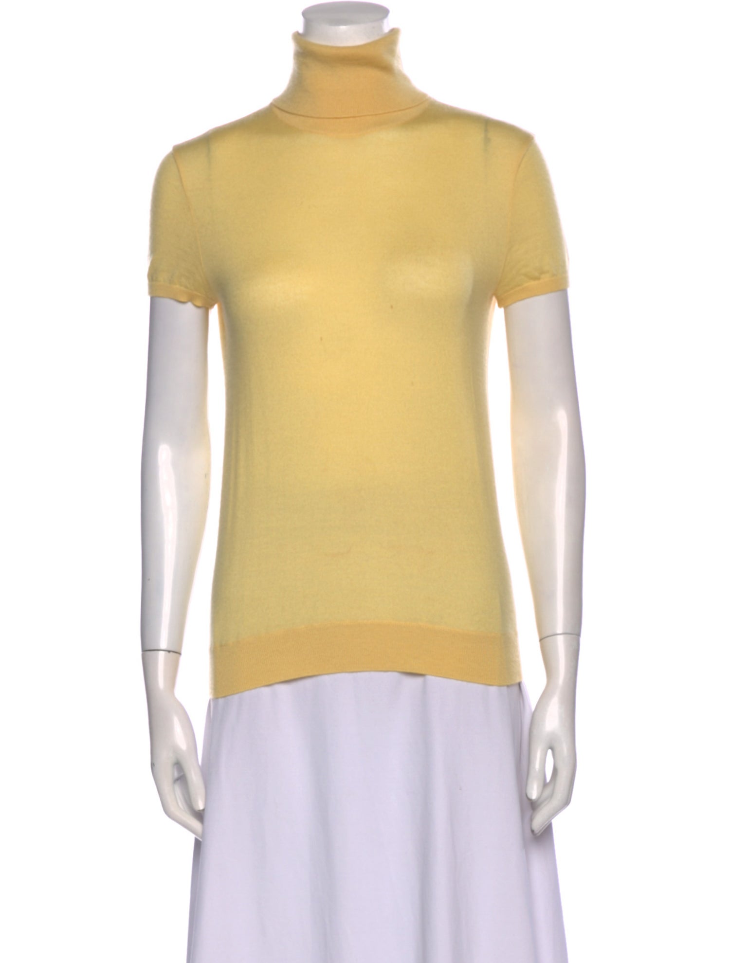 Ralph Lauren Purple Label Cashmere Turtleneck Top