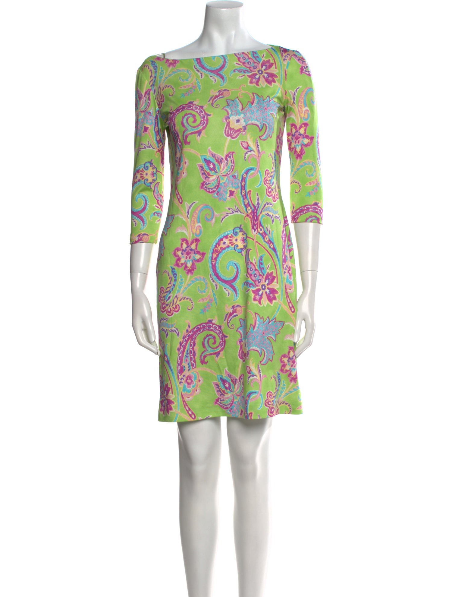 Ralph Lauren Collection Floral Print Mini Dress