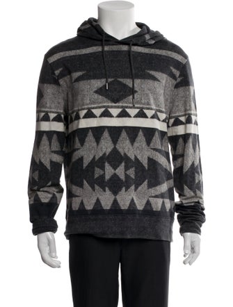 Ralph Lauren Purple Label Graphic Print Crew Neck Hoodie