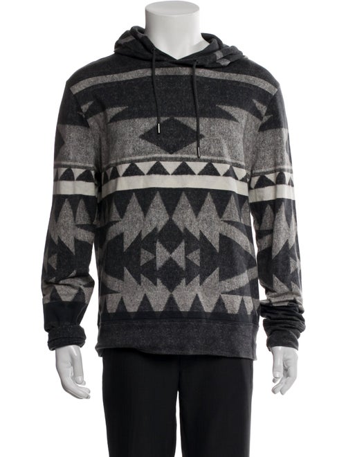 Ralph Lauren Purple Label Graphic Print Crew Neck Hoodie